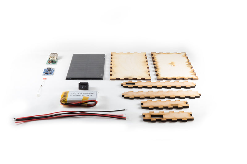 Solar USB Portable Charger Kit - 10 Pack